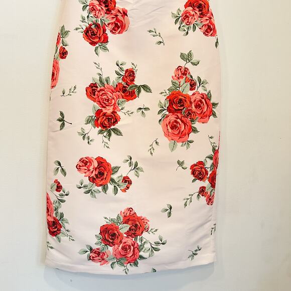 Sachin & Babi Nora Rose Notch Neck Taffeta Midi Dress - Picture 6 of 10